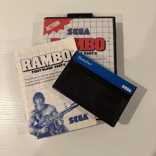 Sega master system rambo - sega,