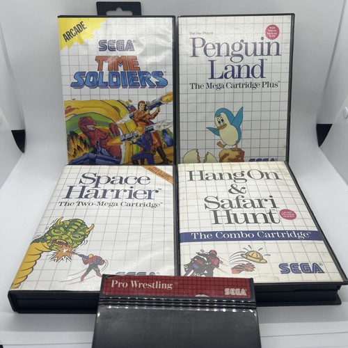 Sega master system game lot - master,