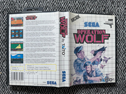 Master system operation wolf - operation,