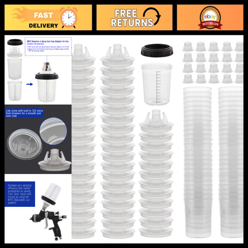 Disposable paint spray gun - paint, cup