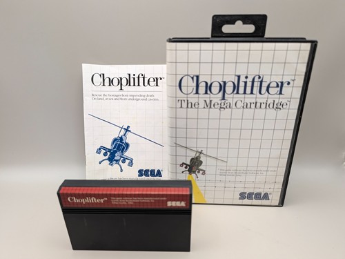 Choplifter sega master - (sega,