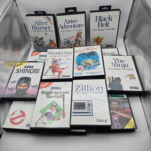 Sega master system games - master,