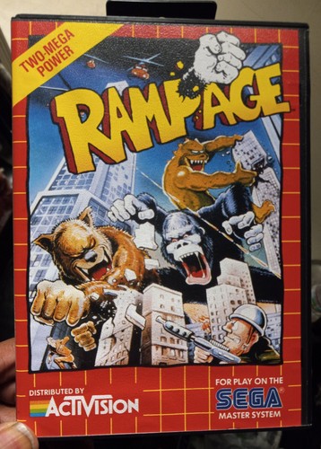 Rampage sega master - rampage,sega,